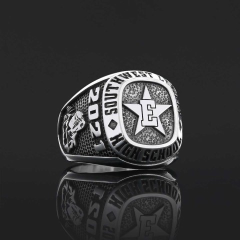 Custom High School Graduation Ring, Handmade University Ring, Class Ring, College Class Ring