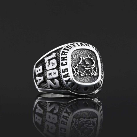 Custom High School Graduation Ring, Handmade University Ring, Class Ring, College Class Ring