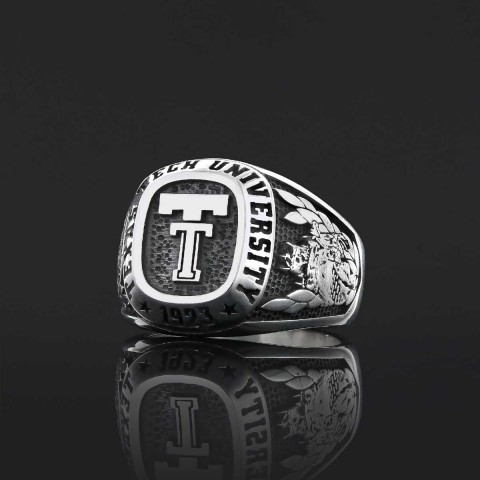 Custom High School Graduation Ring, Handmade University Ring, Class Ring, College Class Ring