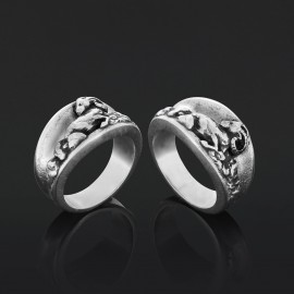 Custom Zodiac Leo Ring