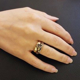 Custom Zodiac Leo Ring