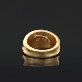 Custom Zodiac Leo Ring