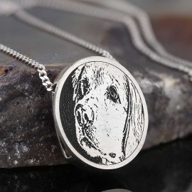 Custom Dog Photo Pendant, Personalized Jewelry to Showcase Your Memorie