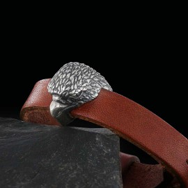 Eagle Leather Bracelet