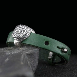 Eagle Leather Bracelet