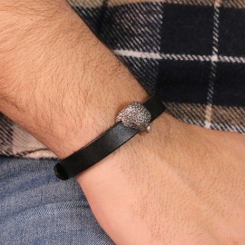 Eagle Leather Bracelet