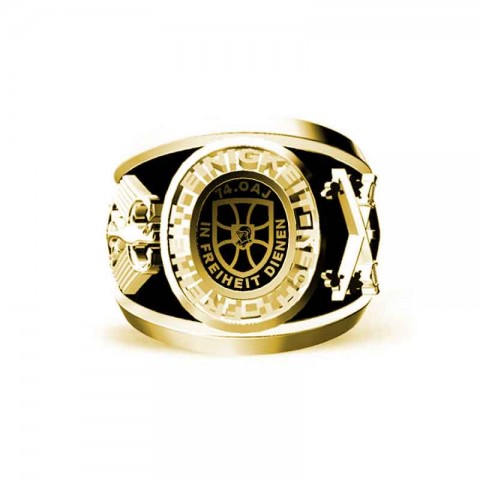 Einigkeit Recht Freiheit Germany 925 Sterling Silver Ring