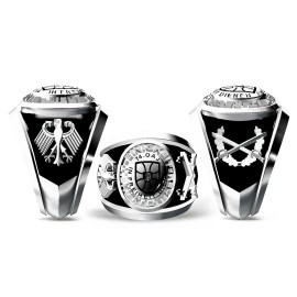Einigkeit Recht Freiheit Germany Silver Ring