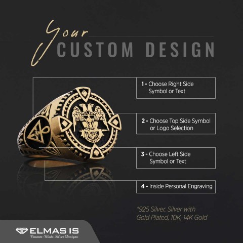 Embrace the Legacy, Rosae Crucis Ring, Personalized Rosae Crucis Ring