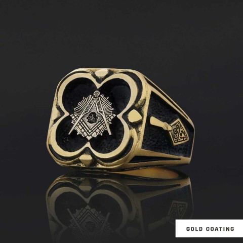 Freemason Special Design Sterling Silver Masonic Ring