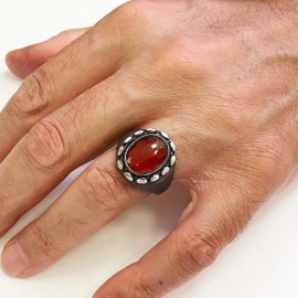 Special Design Gemstone Men Ring