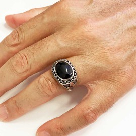 Gemstone Men Ring