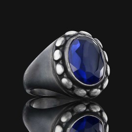 Special Design Gemstone Men Ring