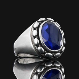 Special Design Gemstone Men Ring