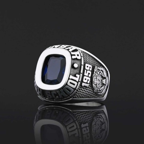 Graduation Collage Ring, Customized High School Ring, University Ring, Customized Class Ring
