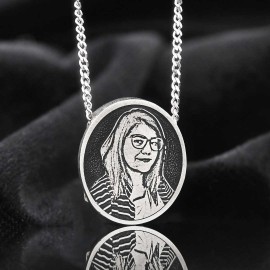 Photo Pendant, Customizable Pendant Featuring Your Cherished Photograph