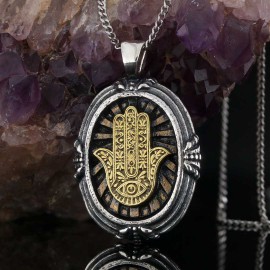 Jewish Hamsa Pendant