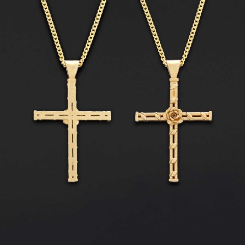 Handmade Amorc Necklace, Rosicrucian Jewelry, Cross Necklace