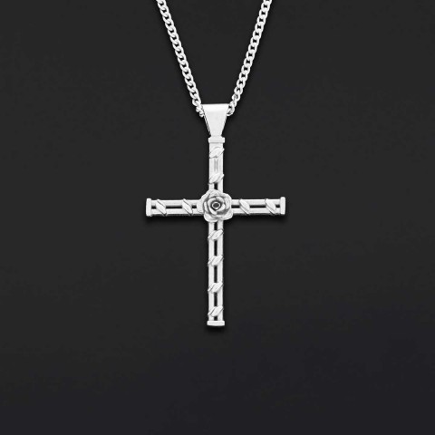 Handmade Amorc Necklace, Rosicrucian Jewelry, Cross Necklace