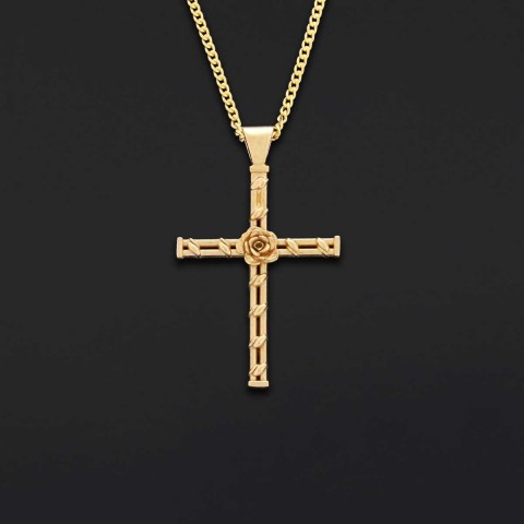 Handmade Amorc Necklace, Rosicrucian Jewelry, Cross Necklace