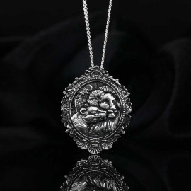 Handmade Silver Lion Pendant