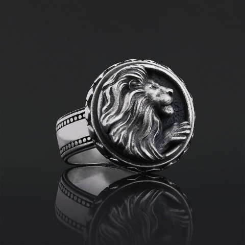 Handmade Sterling Silver Leo Ring