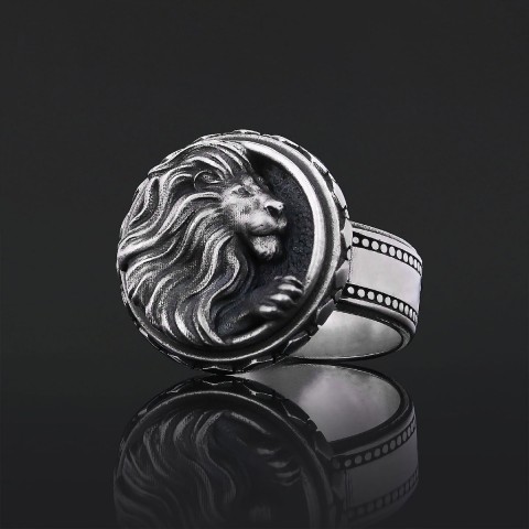 Handmade Sterling Silver Leo Ring