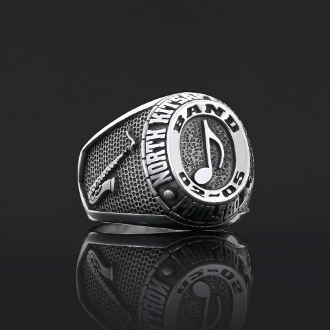 Handmade University Ring, Custom High School Graduation Ring, Class Ring, College Class Ring