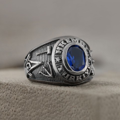 Hkembl Turkiye Masonic Ring, Free Mason Ring, Mens Masonic Rings, Masonic Jewelry