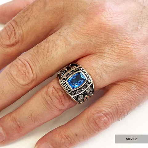 Hkembl Turkiye Masonic Ring, Freemasonic Ring, Master Mason Ring, Elegant Masonic Ring
