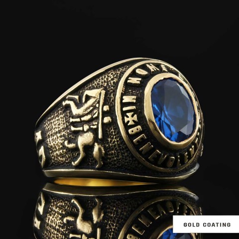 In Nome Deus Benevolentia Masonic Ring, Freemason Ring, Master Mason Rings