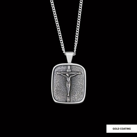 Jesus Cross Necklace, Silver Cross, Jesus Christ Cross Necklace, Catholic Cross, Jesus cross necklace, Religious Jewelry