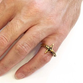 Jesus Crucified Ring