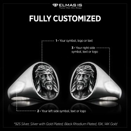 Jesus Engraved Ring