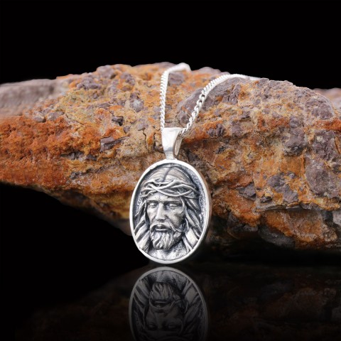 Jesus Necklace, Faith Jewelry, 3D Jesus Necklace, Christian Jewelry, Jesus Christian Pendant, Religious Accessory Gift