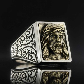 Jesus Embossed Ring
