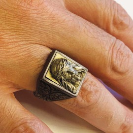 Jesus Embossed Ring
