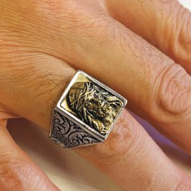 Jesus Embossed Ring