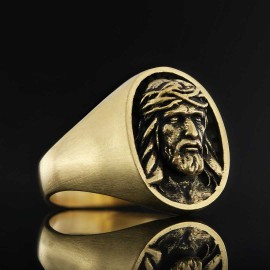 Jesus Engraved Ring