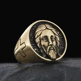 Jesus Silver Ring
