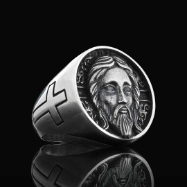 Jesus Silver Ring