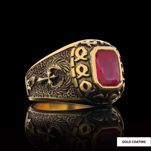Jesus Stone Square Ring