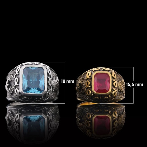 Jesus Stone Square Ring