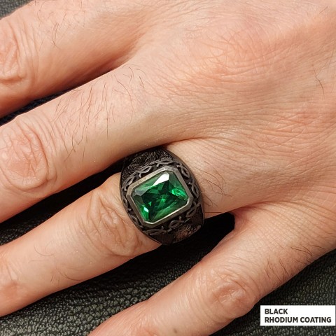 Jesus Stone Square Ring