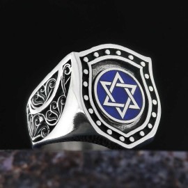 Jewish Magen David Rings