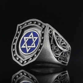 Jewish Magen David Rings
