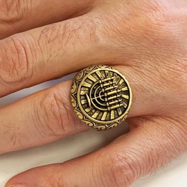 Hanukkah Menorah Ring