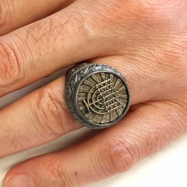 Hanukkah Menorah Ring