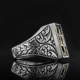 Sterling Silver Magen David Jewish Ring