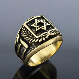 Star of David with Chai Ring